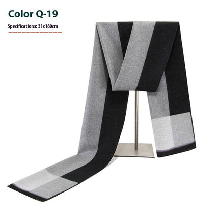 New Men's Winter Warm Cashmere-like Business Scarve