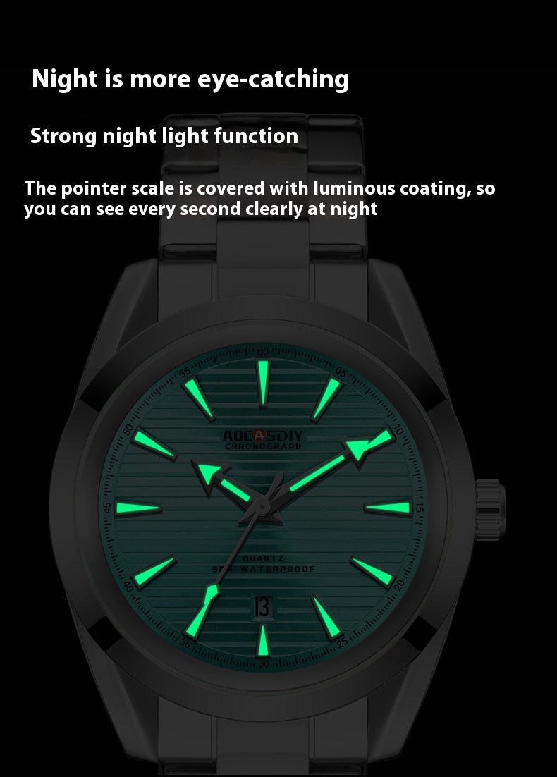 Business Classic Quartz Watch Luminous Waterproof