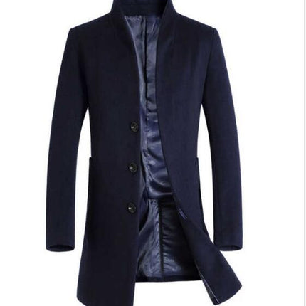 Men's long Slim coat