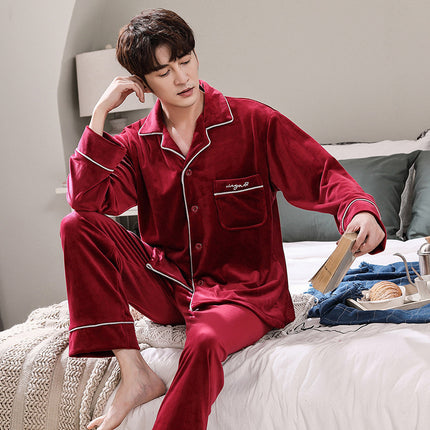 Double-sided velvet couple Loungewear