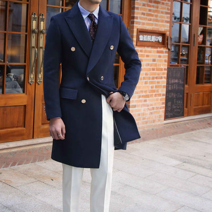 Wool Slim Man Trench