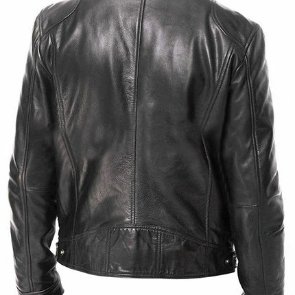 PU Leather Jacket Slim Men Jacket