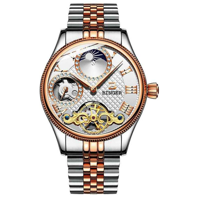 Men's Automatic Mechanical Stainless Steel Watch