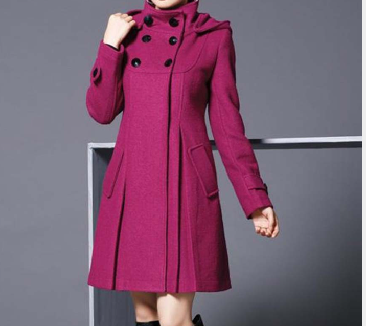 Double-Breasted Cape Trench Coat