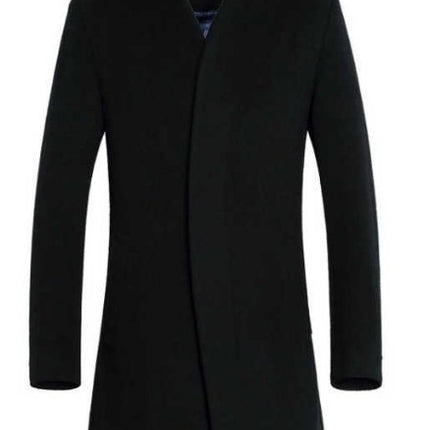 Men's long Slim coat