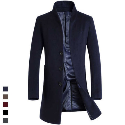 Men's long Slim coat