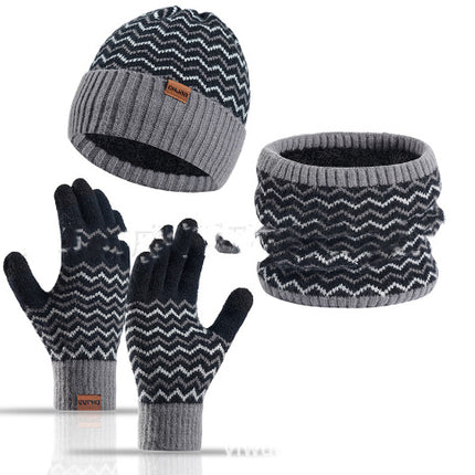 Men's Winter Warm Neck Warmer Cold-proof Knitted Hat