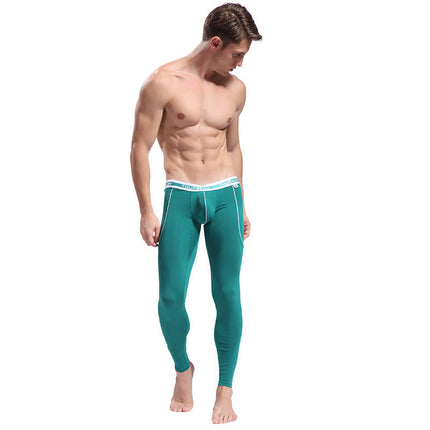 Men's Soft Fabric Slim-fit Stretch Long Johns