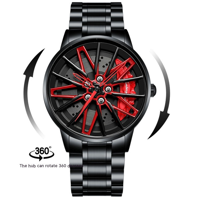 Rotating Wheel Mechanical Watch