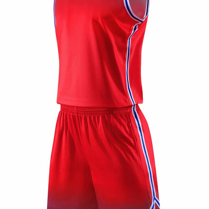 Gradient Basketball Uniform Sports Suit Children Adult Sweat-Absorbent Basketball Uniform