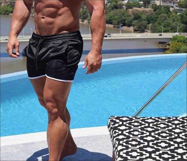 Men's Beach Fitness Training Shorts