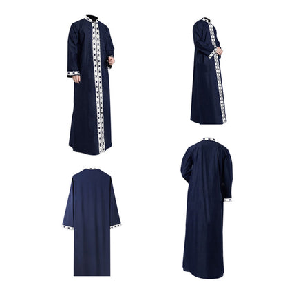 Long-sleeved Solid Color Casual Wear Robe