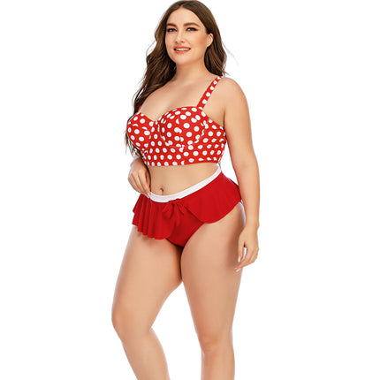 Large Plus Size Swimwear Female