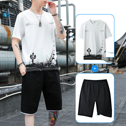 Men's Short Sleeve T-Shirt Shorts