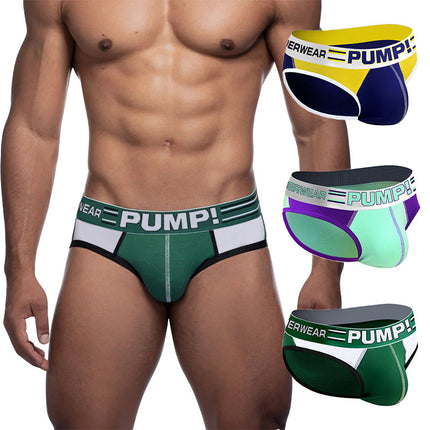 Men's Cotton Low Waist Fashion Briefs