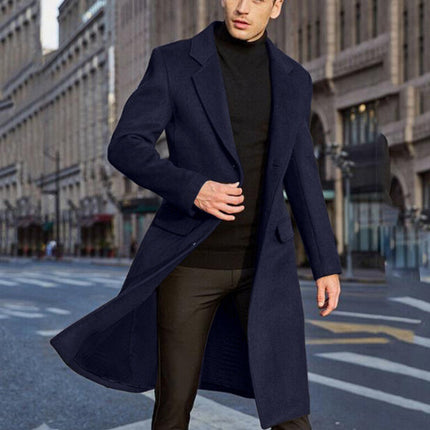 Men's Long Trench