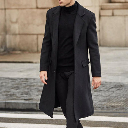 Men's Long Trench