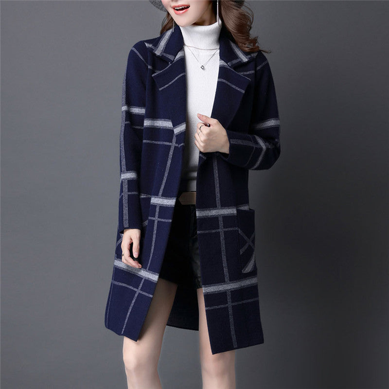 Loose sweater coat