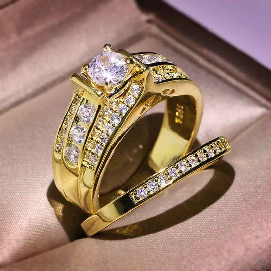 Full Diamond Square Ring