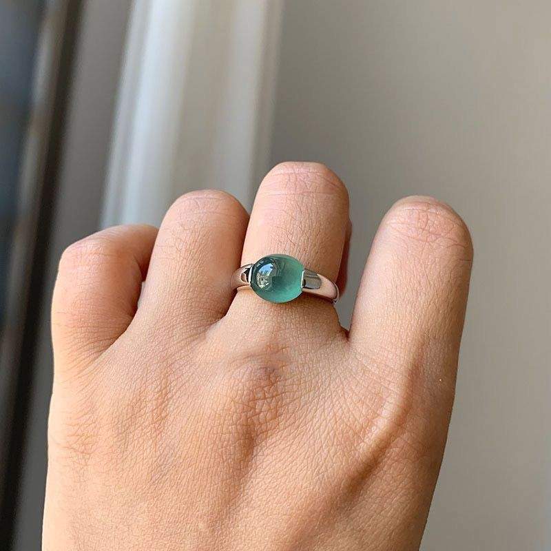 Blue Water Simple Ring