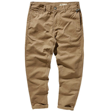 Retro Casual Pants Men's Straight Fit