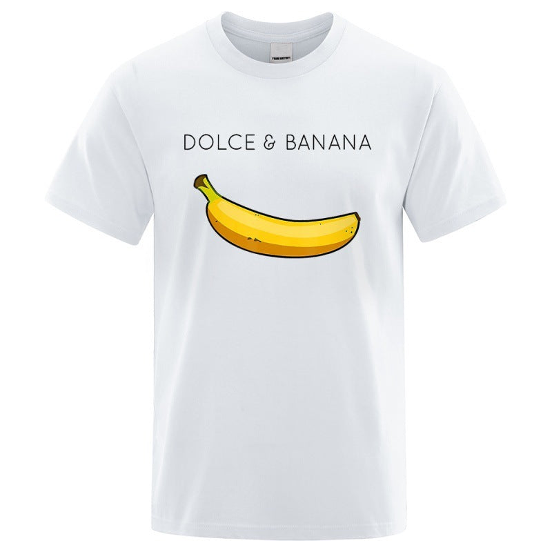 Dolce Banana Fashion Print Men T-shirts