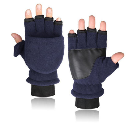 Flip Touch Screen Half Finger Gloves