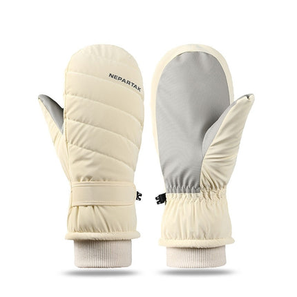 Windproof Thickened Plus Skiing Mittens