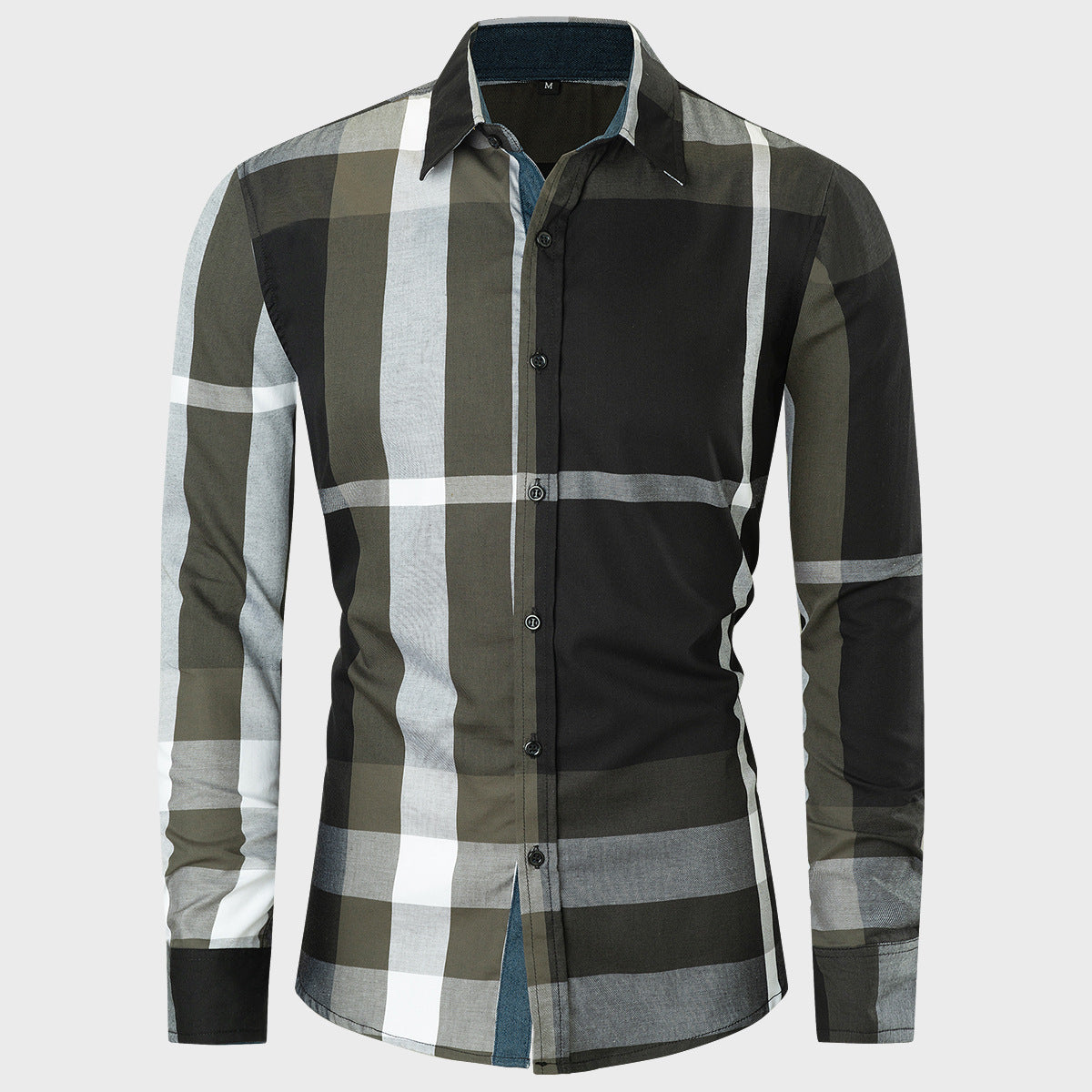 Men's Cotton Long-sleeved Shirt