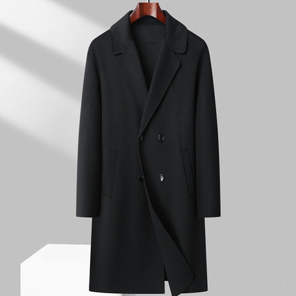 Winter Double-sided Woolen Man Trench