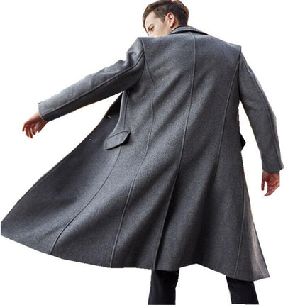 Men's Long Trench