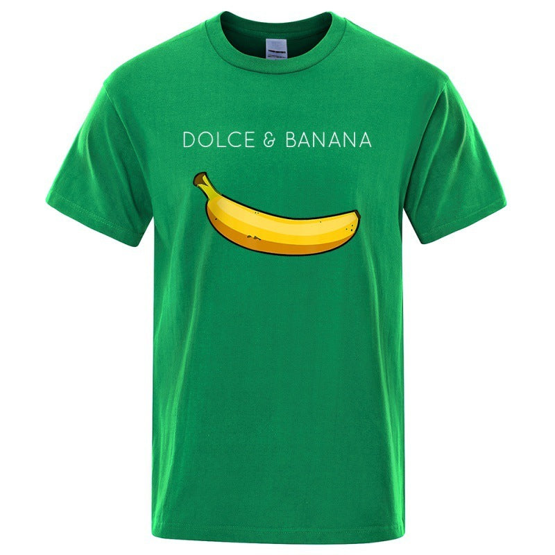 Dolce Banana Fashion Print Men T-shirts