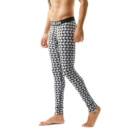 Men's Long Johns Elastic Breathable Cotton