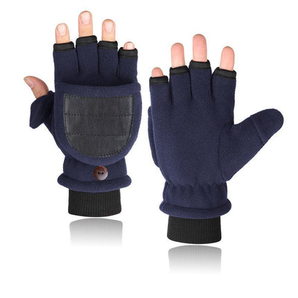 Flip Touch Screen Half Finger Gloves