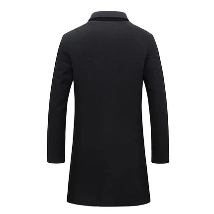 Woolen Men Trench