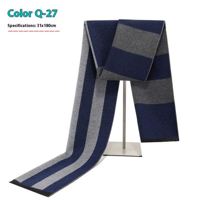 New Men's Winter Warm Cashmere-like Business Scarve