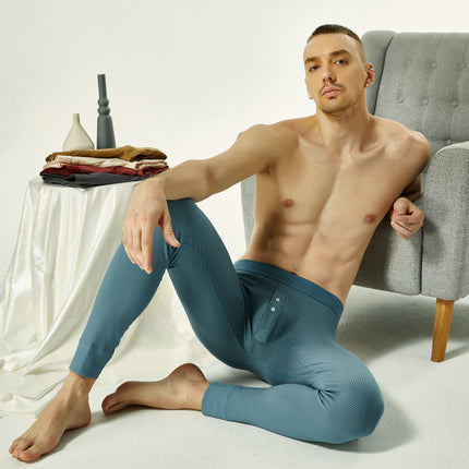 Men's Long Johns Elastic Breathable Cotton