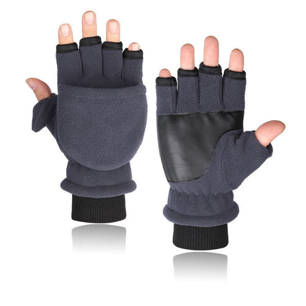 Flip Touch Screen Half Finger Gloves