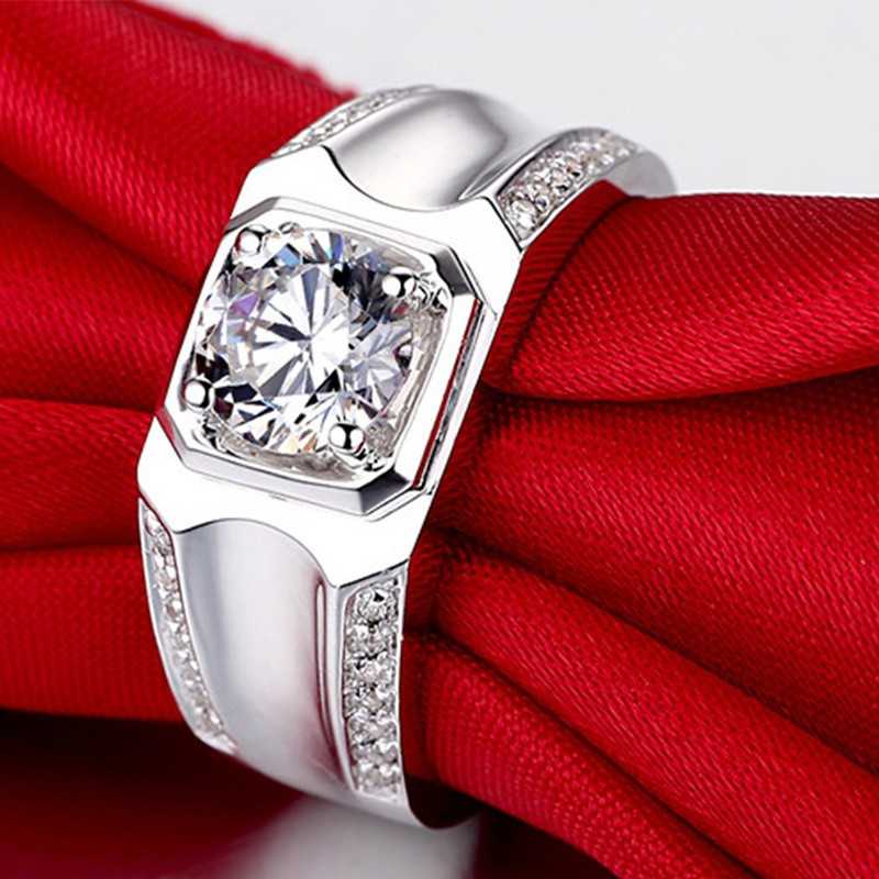 High Carbon Diamond Ring