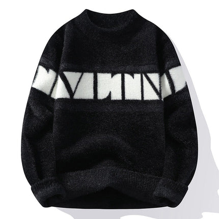 New Autumn And Winter Round Neck Men's Knitwear