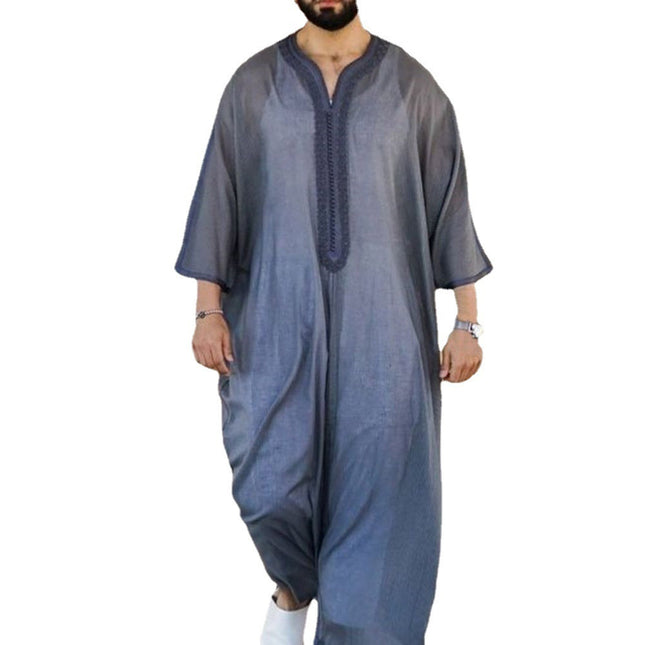 Cotton Linen Loose Casual Robe