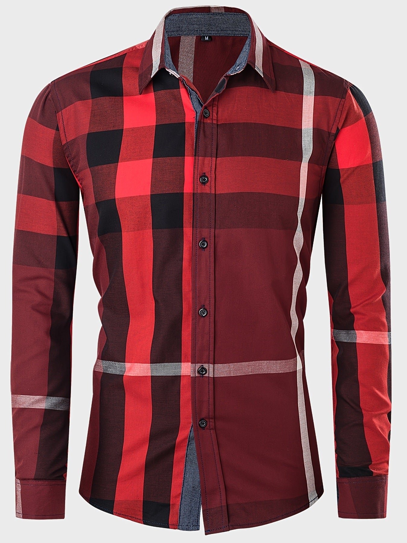 Men's Cotton Long-sleeved Shirt