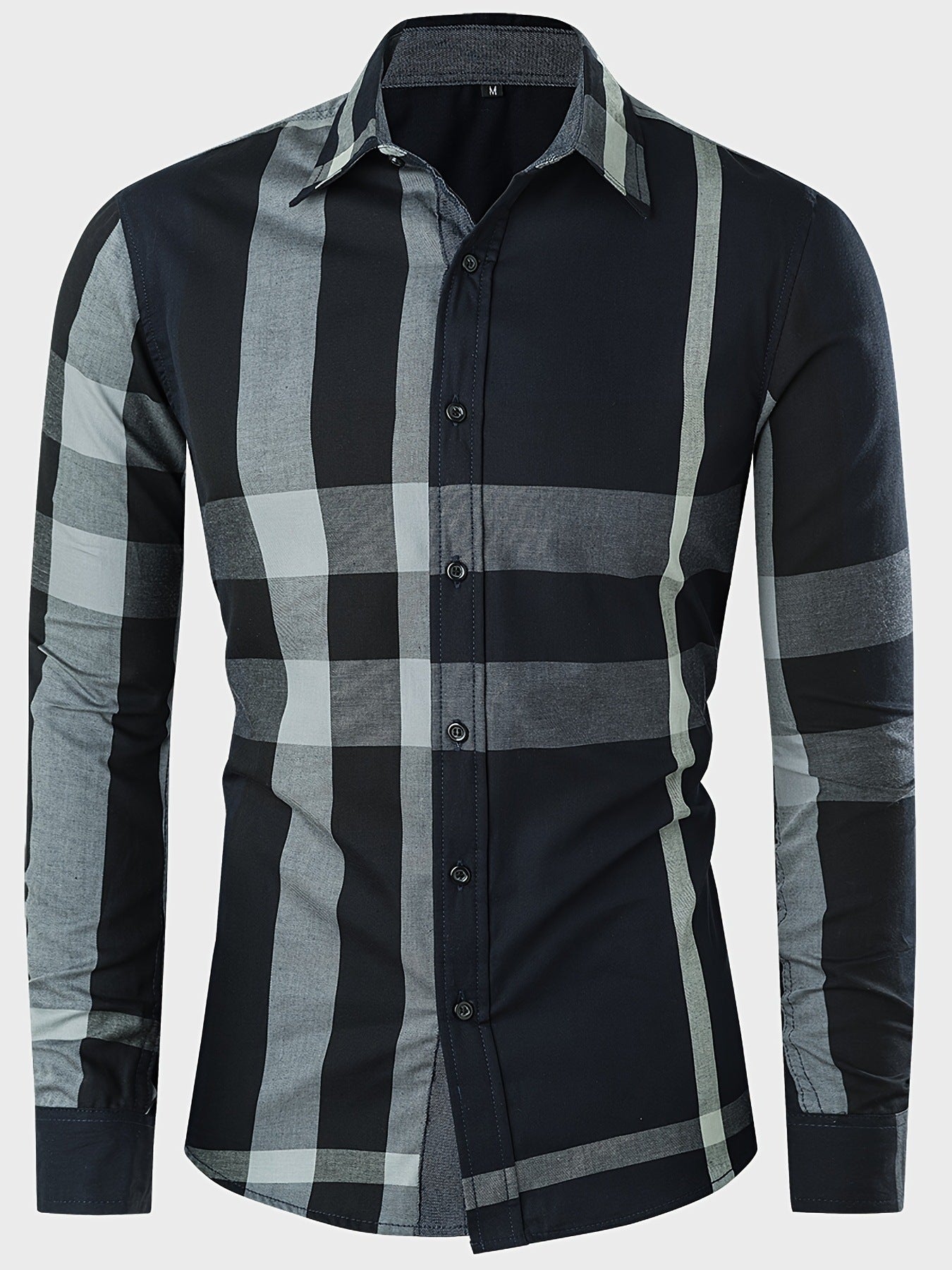 Men's Cotton Long-sleeved Shirt