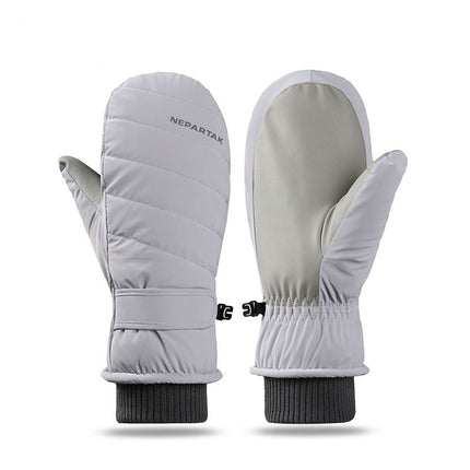 Windproof Thickened Plus Skiing Mittens