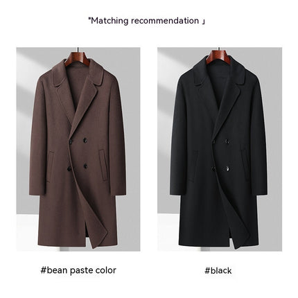 Winter Double-sided Woolen Man Trench