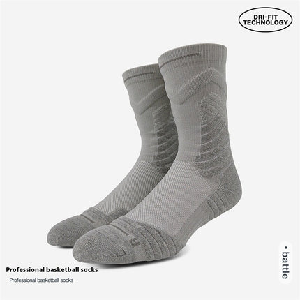 White Athletic Socks Long Tube