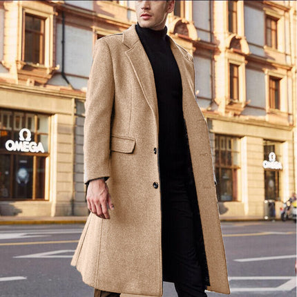 Men's Long Trench