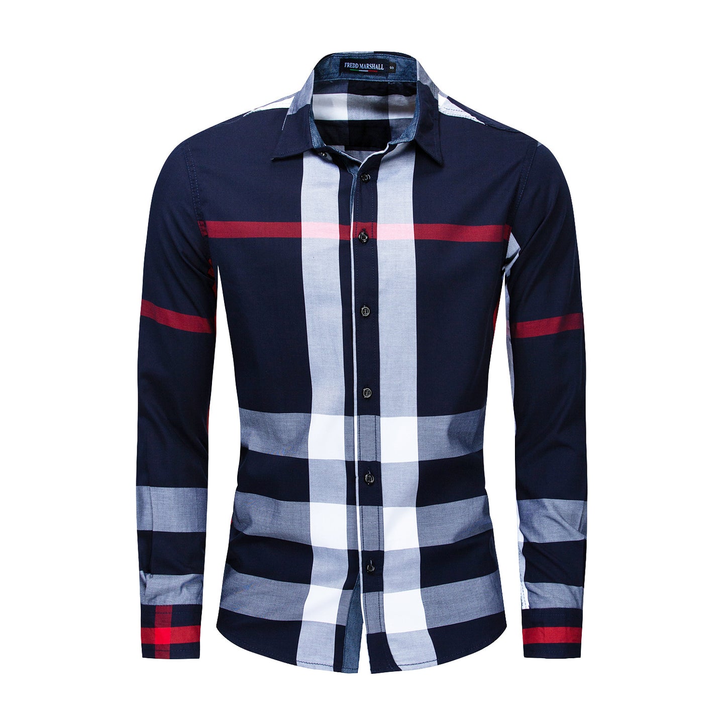 Men's Cotton Long-sleeved Shirt