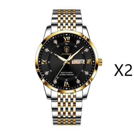 Men's Luminous Calendar Watch