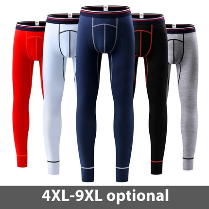 Men's Single Thin Cotton Long Johns